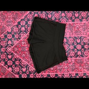 Black lululemon shorts